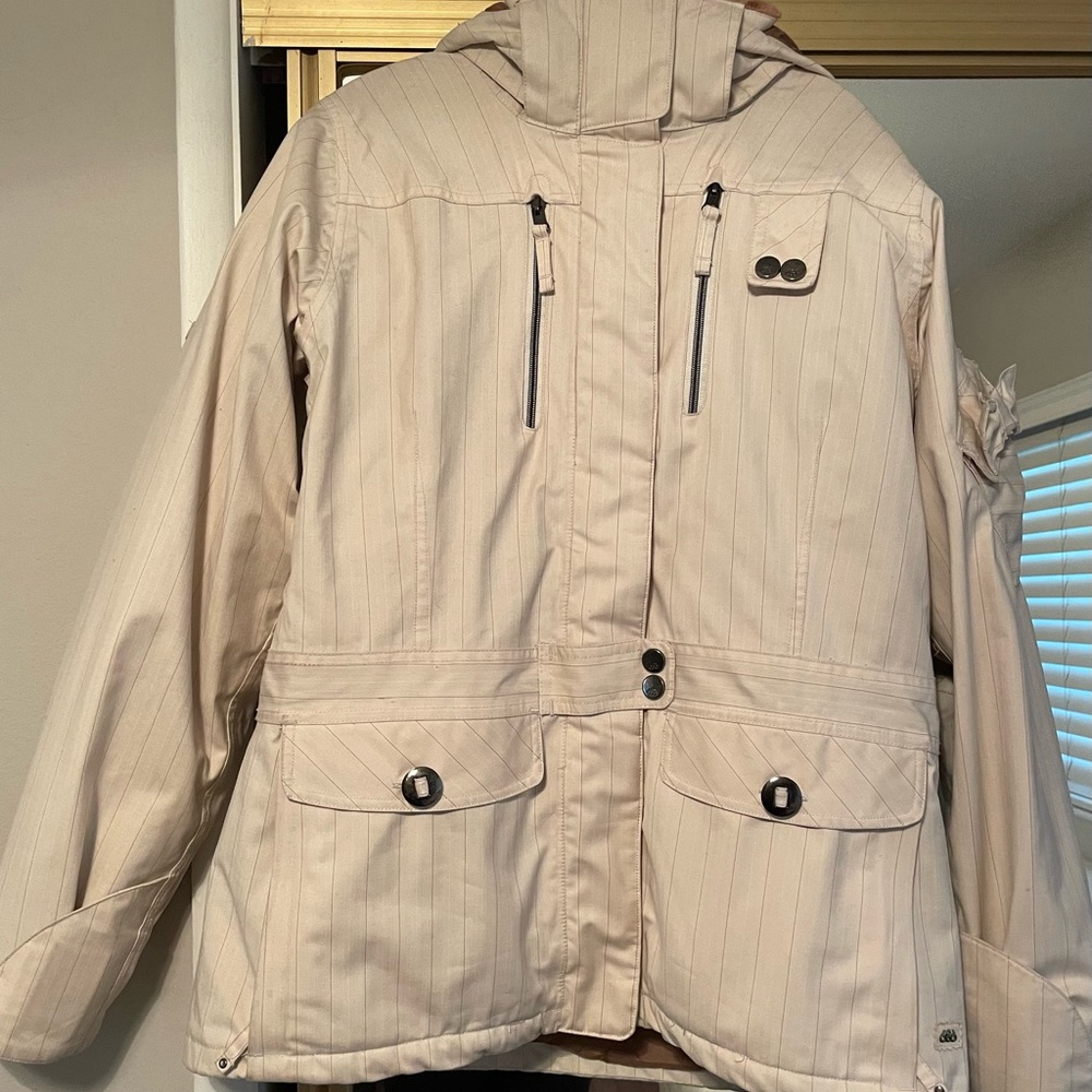 686 Women’s Snowboard Jacket cream/mauve